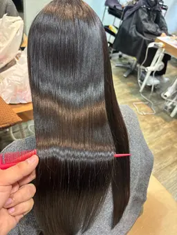 ✨美髪×髪質改善×ノンアルカリストレート+カット+トリートメント¥18800→¥14400