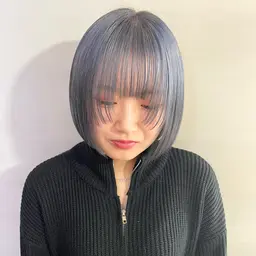 【12月限定‼️】ボブハイトーンのみ‼️ブリーチ+カラー/ブリーチ無料/リタッチブリーチ