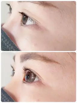 トリートメントケア付きラッシュリフト(パリジェンヌ、ブラックティント変更可能)