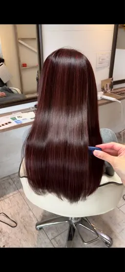 全体艶カラー(ブリーチなし)