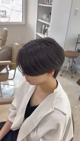 メンズカット＋髪質改善【曲がる縮毛矯正】｜ナチュラルな毛流れができるストレート