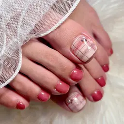 【オフ込み】フット親指2本アート