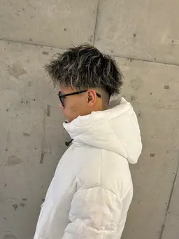 メンズカット＋ツイストスパイラルパーマ