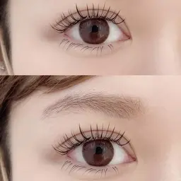 【0円モデル】上下140本☆まつげエクステ