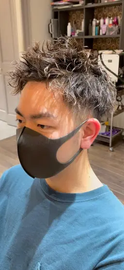 ✂︎メンズ限定✂︎カット＋パーマ【マイクロバブル付】
