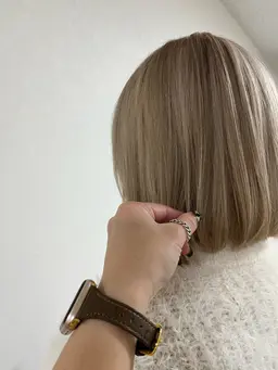 Wカラー🤎❤️カット+カラー+ブリーチ+マイクロバブル付き💚💙🧴