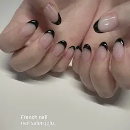 白or黒フレンチカラー🤍オフあり