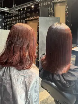 🩷乾かすだけでまとまる美髪に🩷弱酸性縮毛矯正+髪質改善トリートメント(ホームケア付)