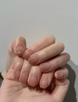 ラメグラデーション➕ベースカラー