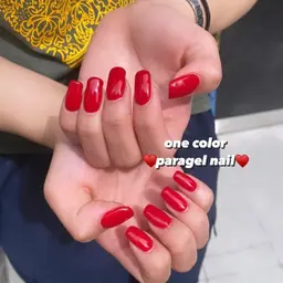 【paragel nail】🌿ワンカラーネイル🌿(オフなし)