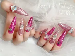 【3月限定✨】Hand🤲長さだし10本☆120分アート放題コース🫧ジェルオフ🉑長さだしオフ別途🌸卒業式用ｵｽｽﾒ