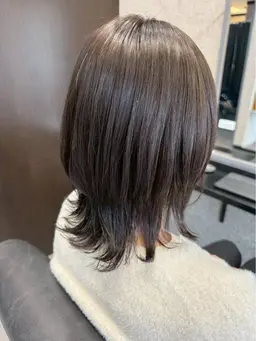 透明感カラー＋超音波アイロントリートメント🩶