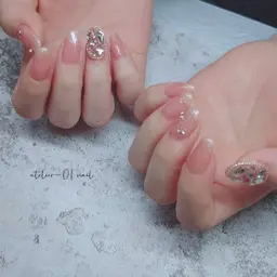 💜ハンドネイルラメグラデーション💜オフあり