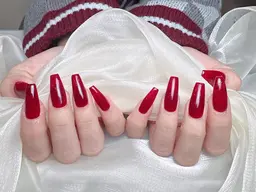 チップ長さだし１０本、ワンカラー／ラメグラデーション7980