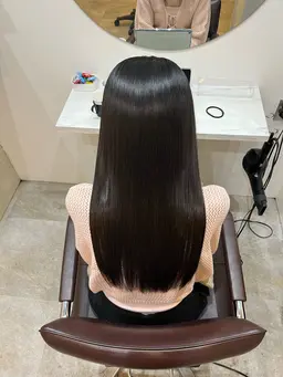 カット＋premium縮毛矯正＋3ステップトリートメント