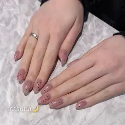 🌱オフなしの方限定🌱10本チップ長さだし&パーツ・ストーンのせ放題!ワンカラー/ラメグラ✨