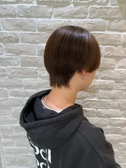 メンズ曲がる縮毛矯正＋カット＋トリートメント