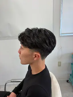 メンズカット➕パーマ【ニュアンスパーマ/ラルフカール/バックパーマ】