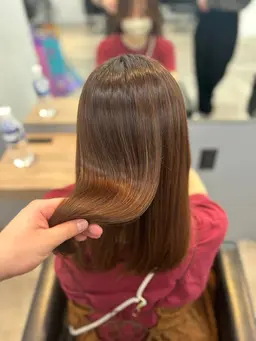 ワンカラー🌰ベージュカラー🌰＆3stepトリートメント🫧‪頭皮クレンジング(marbb)付き