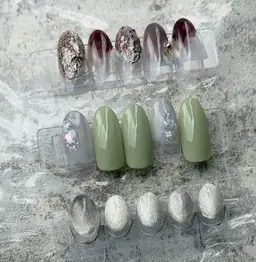 (オフなし)【モデル様募集】人気No1HAND.👑時短ニュアンスネイル🪐技術向上のため研修ネイリストが担当！