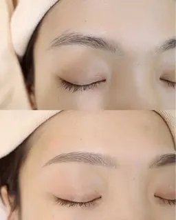 骨格似合わせ 眉ワックス＋眉メイク