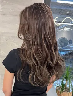 外国人風ハイライトカラー