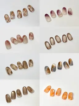 【季節感たっぷりの大人 Design定額】naturalニュアンスネイル➕ケア《新規オフ無料》【リピート様】→￥8800