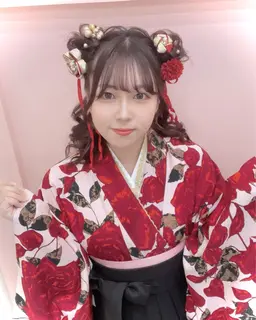 袴着付け×ヘアセット🎓🌸