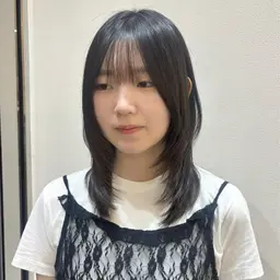 トレンド🖤ハッシュカット+カラー+3stepトリートメント