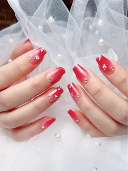 自爪カラーグラデーション(オフ、ケア込み1週間以内無料お直し)