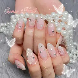 💗人気NO.2持ち込みデザイン100分やり放題6980(デザイン、大きいパーツ4本程度)【初回ジェルオフ無料ケア込み】