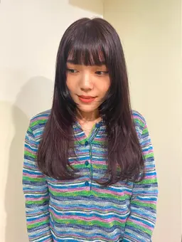 カット✚透明感ワンカラー✚『TOKIOトリートメント』🥣【池袋】【レイヤーカット】