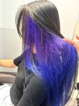 💁‍♀️カット、デザインカラー（※イヤリングカラーorインナーカラーorアンブレラカラーetc）TR（ケアブリーチ込）