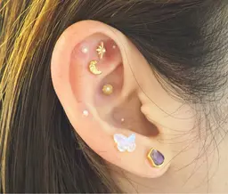 ミニモ限定！大人気⭐️耳ツボジュエリー付け放題【ネイルも一緒にご予約されると通常より30%OFF】