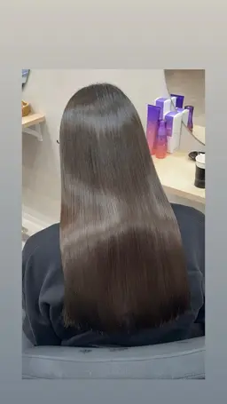 縮毛矯正ストレート