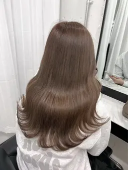 ブリーチ(リタッチ)+カラー