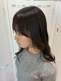 【カット+ワンカラー】似合わせカットと艶カラーで綺麗に仕上げます✨