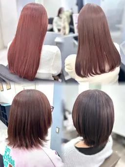 【🌷肌なじみ暖色カラー🌷】カット➕カラー➕1stepトリートメント