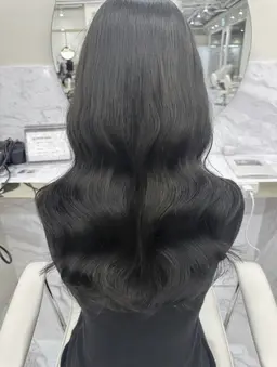 ⭐️韓国発の話題のコテ巻き風パーマ⭐️カット+無重力デジタルパーマ