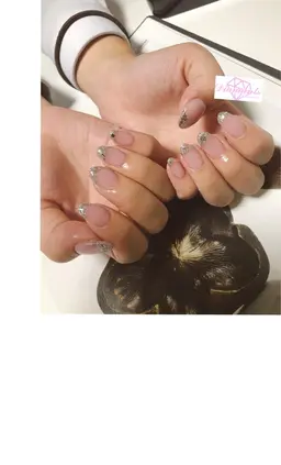 オフ込フレンチネイル