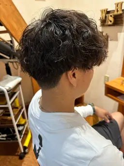 メンズカット+ツイストorスパイラルパーマ