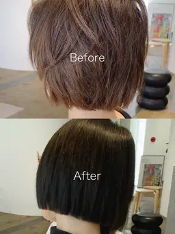 【よりダメージレスに🪄✨】気になるうねり、広がりサラサラストレートに🤭❕コスメストレート