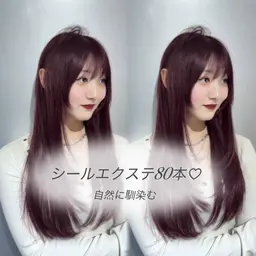 🍓エクステ80本｜メンテナンスカット付