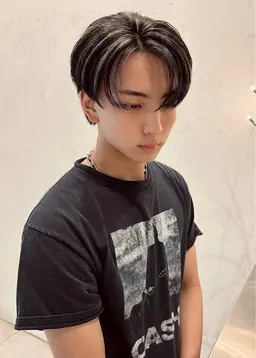 『🚨このクーポンをご覧になった方限定！？🚨』『海外風』メンズカット＋ハイライトカラー＋うる艶トリートメント