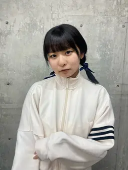 🎀レディース限定🎀ケアカラー＋頭皮ケア炭酸クレンジング＋クイックトリートメント＋身だしなみ眉カット　※長さ料金あり