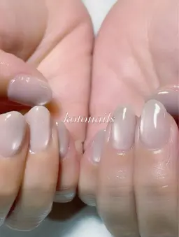 [オフ込み]マグネット、フラッシュ、ラメのワンカラー/+¥1500で耳ツボジュエリー追加可能！！