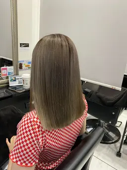 カット×つやつや縮毛矯正×トリートメント