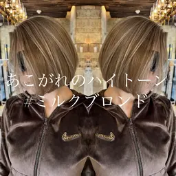 🍀【憧れのハイトーンに】🍀ケアブリーチカラー＋ダメージケアトリートメント💆🏼‍♀️🌼ミニモ特別価格🌼