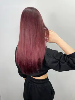 【髪質改善】酸熱トリートメント+カラー(透明感アディクシーカラー変更無料)