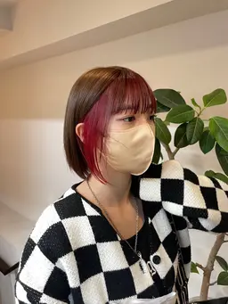 ブリーチインナーカラー❤️‍🔥＋艶髪トリートメント